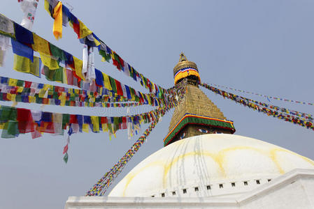 尼泊尔加德满都的菩萨塔