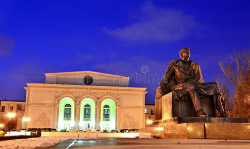 罗马尼亚国家歌剧院夜景