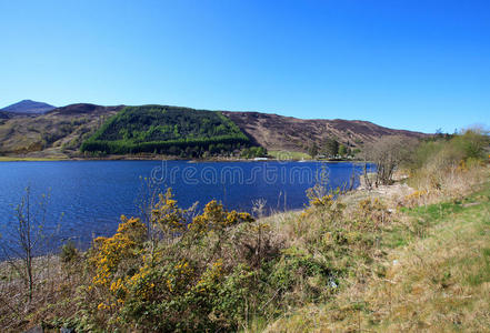 英国苏格兰尼斯湖区塔夫湖景