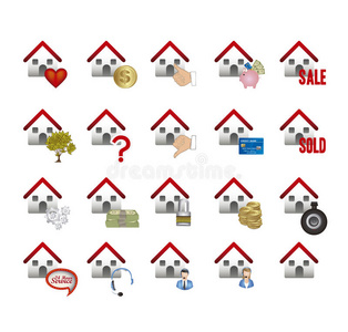 房地产和房屋图标图片