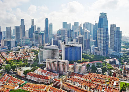 新加坡城市景观图片