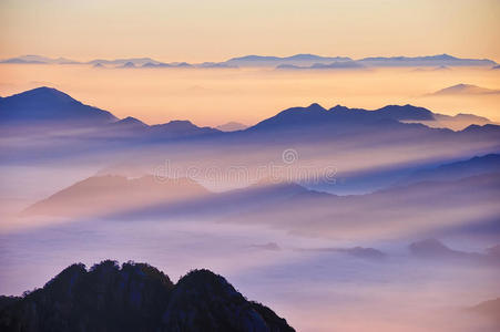 黄山日出