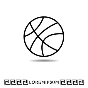 篮球线图标图片