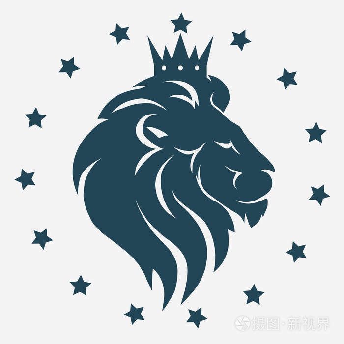 狮子头与皇冠标志