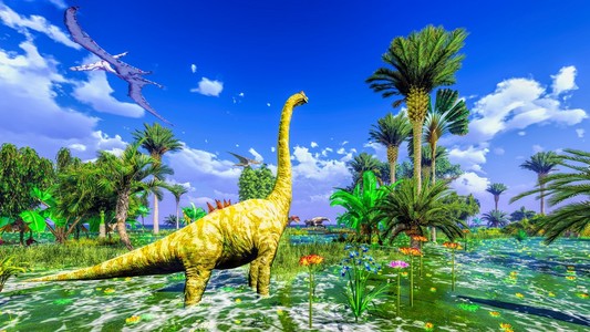 热带的恐龙公园