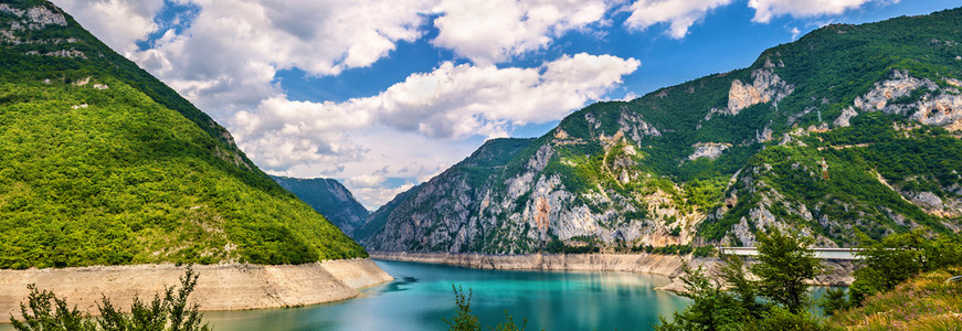 湖复配 Pivsko 湖 黑山水库