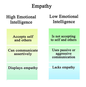 移情 高和低的情绪智力