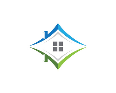 房地产和房屋建筑标志图标模板图片