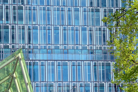 城市抽象背景现代玻璃幕墙细部写字楼商务建筑