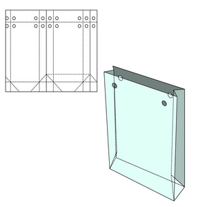 购物袋模板