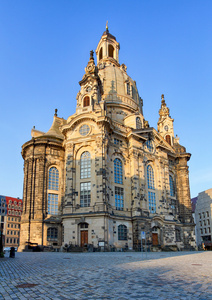 在德国的德累斯顿圣母教堂大教堂
