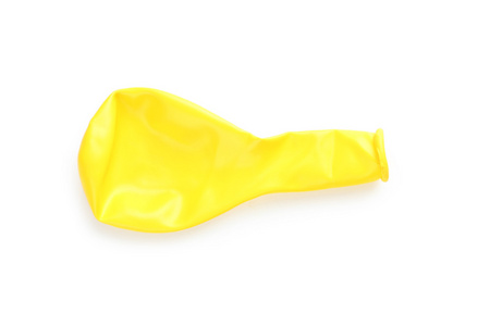 孤立的黄色气球