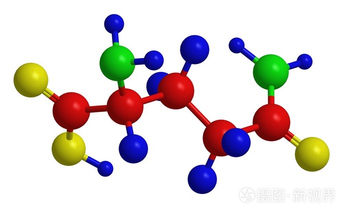 谷氨酰胺分子的结构