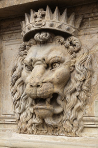 皮蒂宫狮子头图片