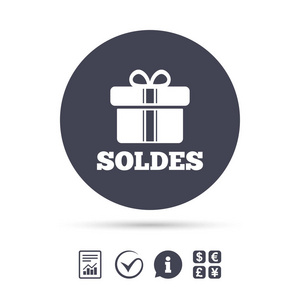 Soldes出售在法国的图标
