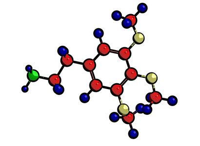 分子结构的生物碱美斯卡灵