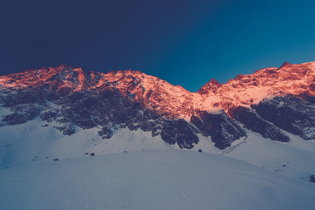 美丽风景的山