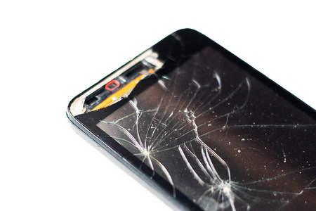 智能手机与破碎的屏幕
