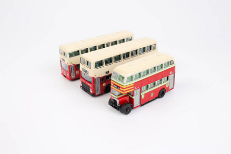玩具红色双层巴士