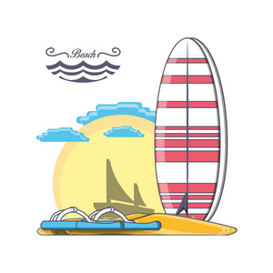 沙滩冲浪板设计