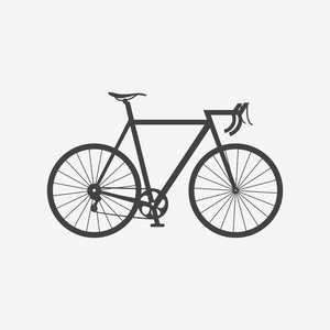 自行车单色图标