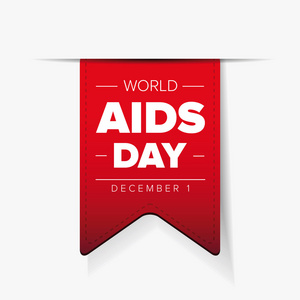 世界艾滋病日   12 月 1 日红丝带