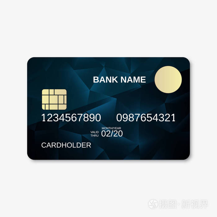 银行卡, 信用卡, 折扣卡模板
