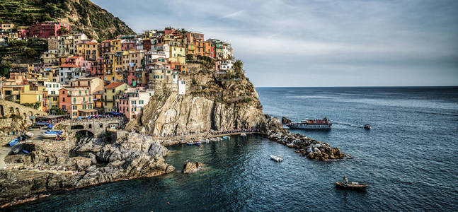 意大利五渔村海岸 Manarola