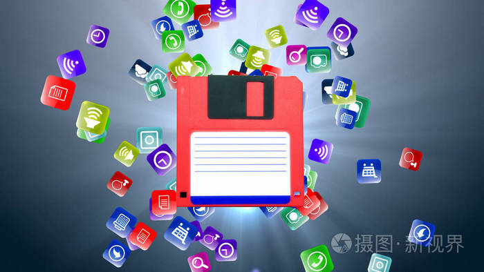 软盘.老一代信息载体