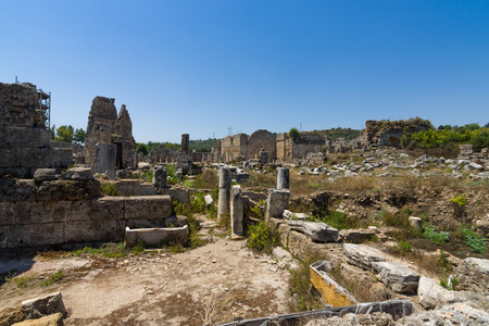 脱离的古代遗址。土耳其