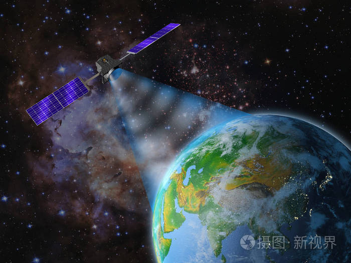 卫星传送信号