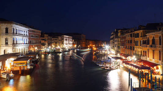 京杭大运河在威尼斯夜景