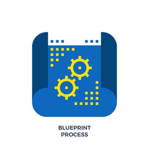 蓝图进程平图标