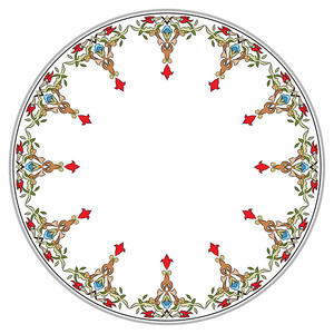 古色古香的奥斯曼土耳其模式矢量设计十三