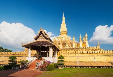 金塔寺帕金銮在老挝万象