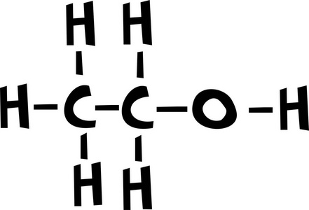 酒精分子的结构