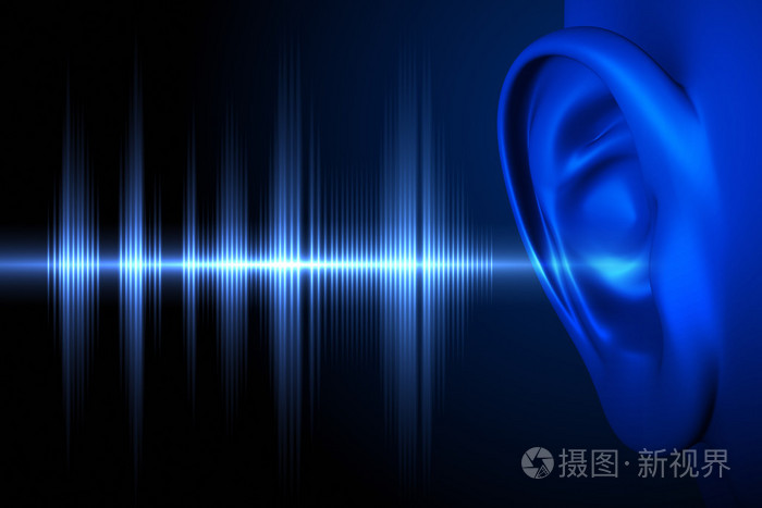 听到声音波