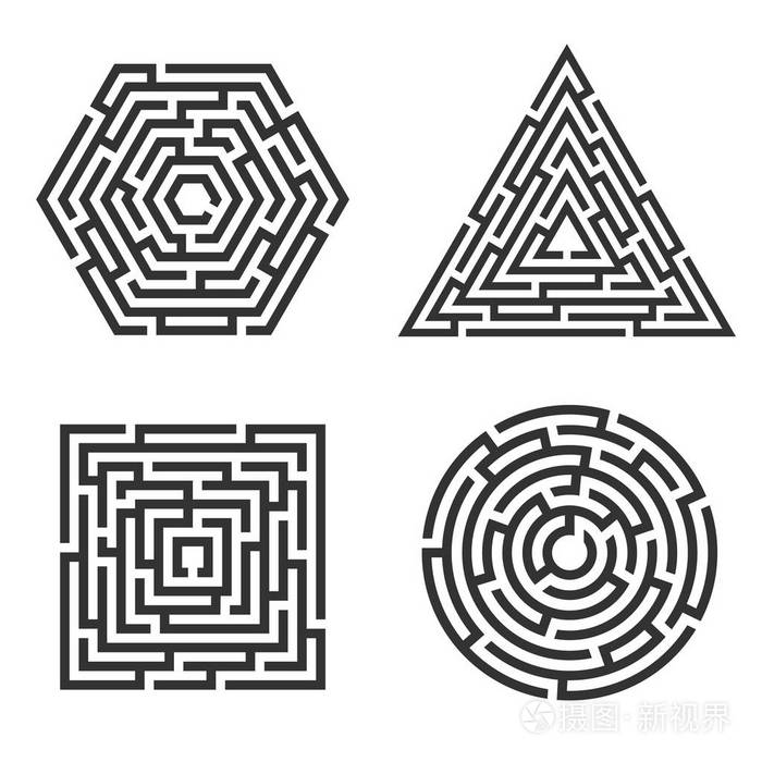 迷宫矢量图