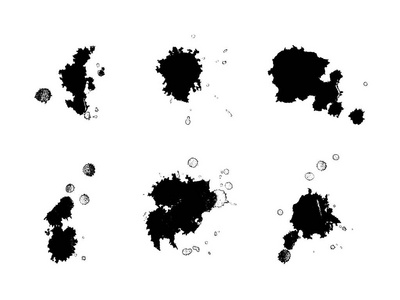 墨水飞溅设置矢量