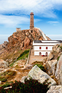 卡波蔚岚 加利西亚 西班牙的灯塔