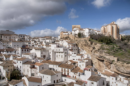 白色村庄的加的斯省 Setenil de las 酒厂