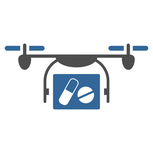 医疗 Quadcopter 图标