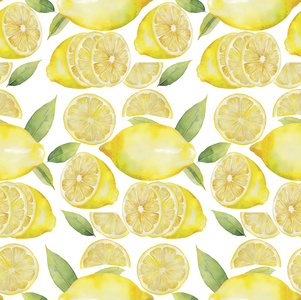 水彩柠檬模式