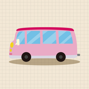 交通巴士主题元素图标元素