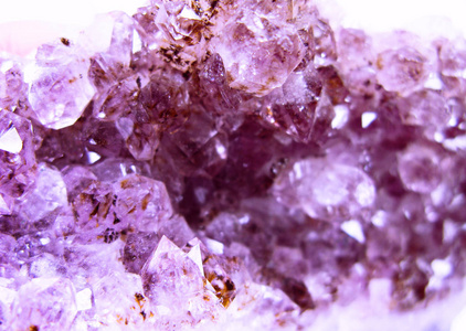 紫水晶宝石石英矿物地质背景