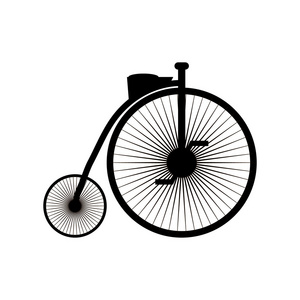 复古自行车图标