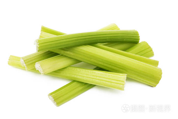孤立的新鲜芹菜