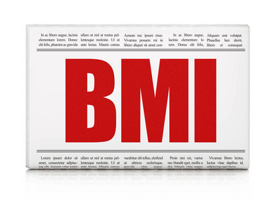 医疗保健理念 报纸标题 Bmi