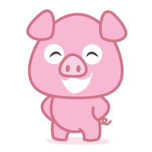 可笑的小猪动物 vetcor 艺术
