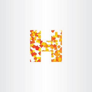 字母 h 设计元素矢量符号图标插画